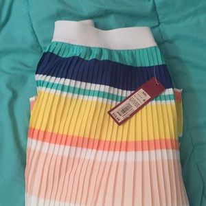Multi colored knee length skirt
